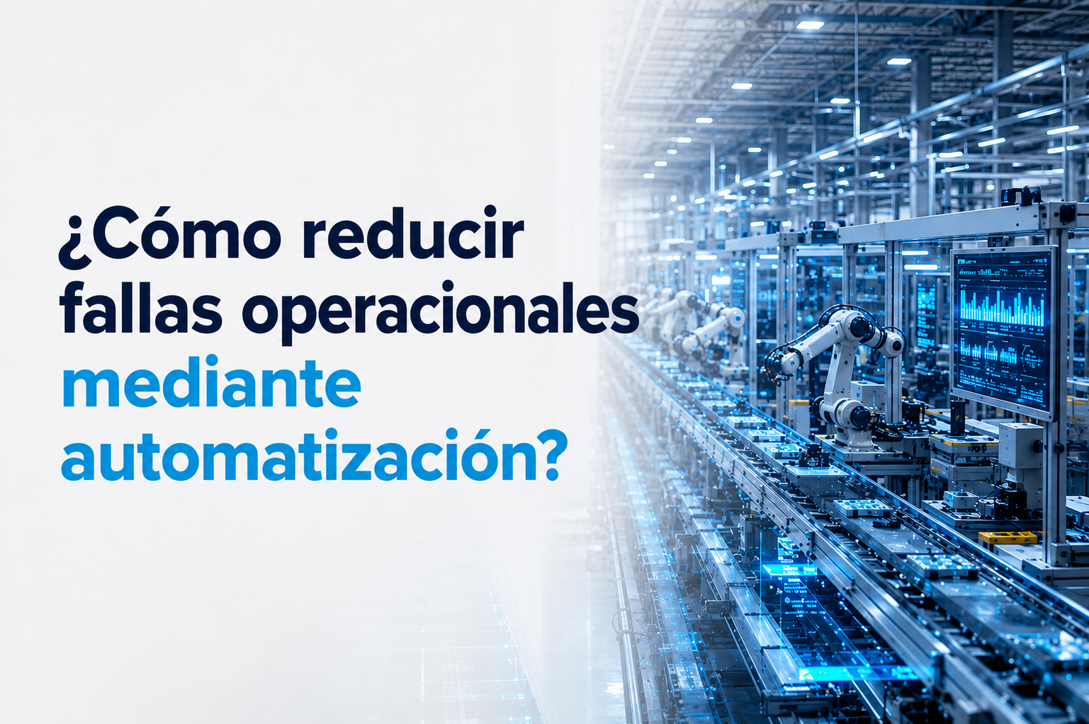 ¿Cómo reducir fallas operacionales mediante automatización?