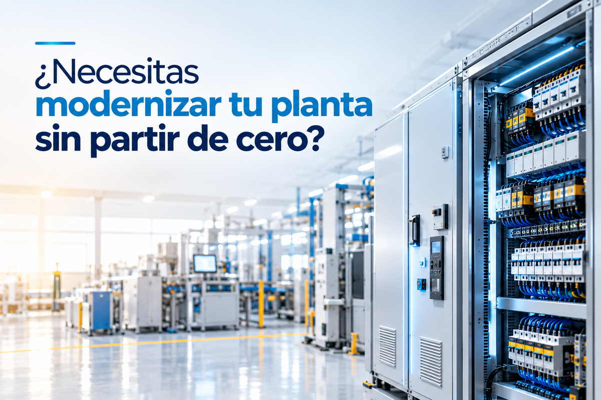 Retrofit eléctrico: cómo modernizar una planta sin reemplazar toda su infraestructura