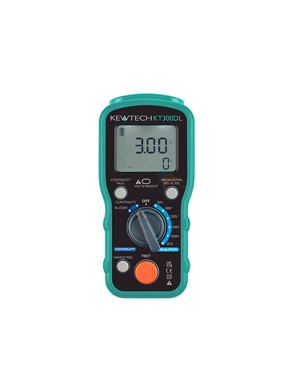 Medidor de Aislación y Continuidad Digital Kewtech KT300DL