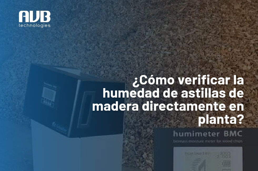 ¿Cómo verificar la humedad de astillas de madera directamente en planta?