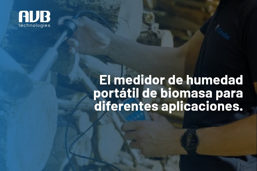 medidor de humedad portátil para biomasa