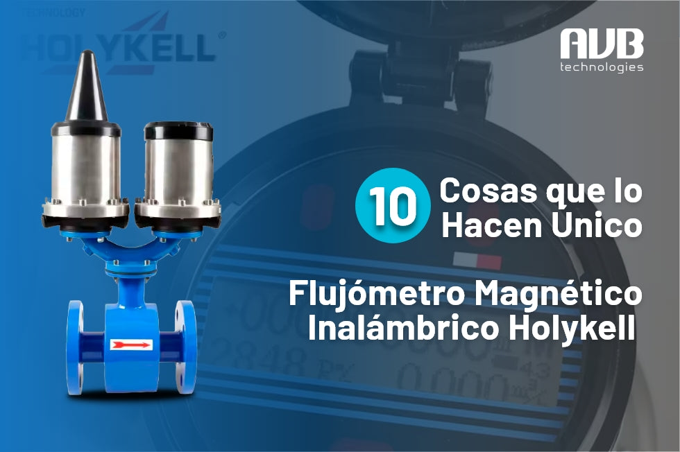 10 Cosas que Hacen Único al Flujómetro Magnético Inalámbrico Holykell.