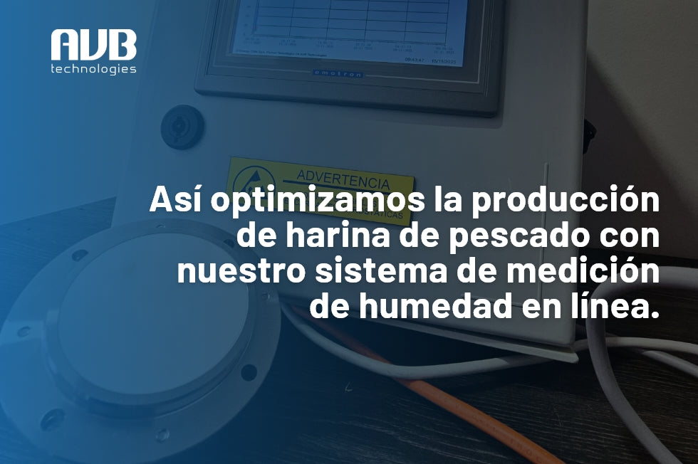 Así optimizamos la producción de harina de pescado con nuestro sistema de medición de humedad en línea