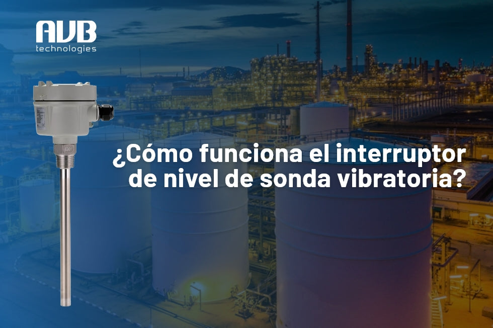 ¿Cómo funciona el interruptor de nivel de sonda vibratoria?