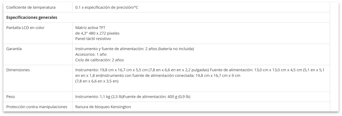 Registrador Calidad de Energía Trifásico Fluke 1736/EUS - EU/US Version